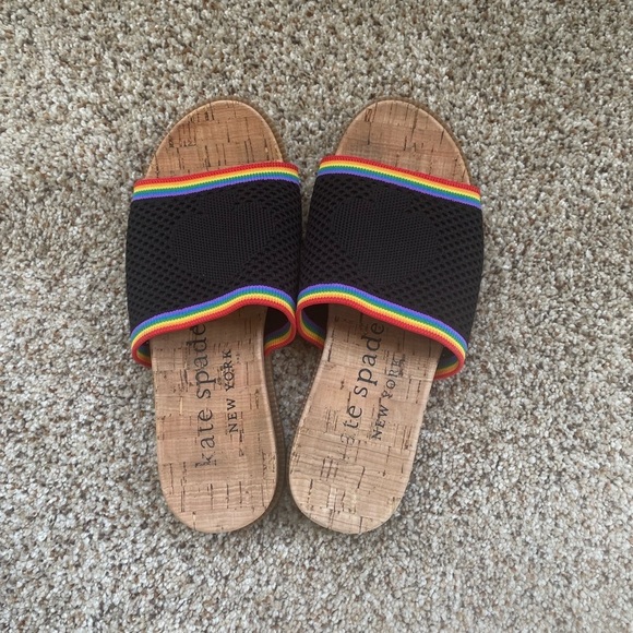 kate Spade New York  Wren knit Fabric Sandals - Picture 1 of 8